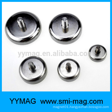 Super quality Ndfeb male thread magnet